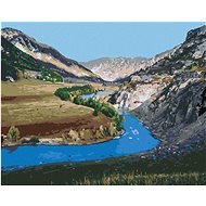 Zuty - Painting by Numbers - Katuň River, 40X50 Cm, Canvas+Frame - Painting by Numbers