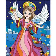 Zuty - Painting by Numbers - Woman Colored Angel, 40X50 Cm, Canvas+Frame - Painting by Numbers