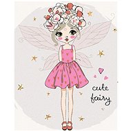 Zuty - Painting by Numbers - Fairy Girl, 40X50 Cm, Canvas+Frame - Painting by Numbers