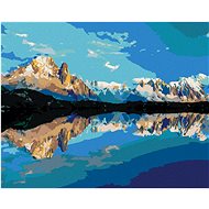 Zuty - Painting by Numbers - Summer Panorama of Lac Blanc Lake, 40X50 Cm, Canvas+Frame - Painting by Numbers