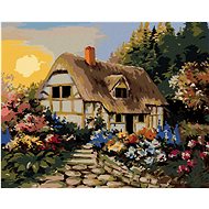 Zuty - Painting by Numbers - Fairy Cottage, 40X50 Cm, Canvas+Frame - Painting by Numbers