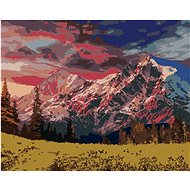 Zuty - Painting by Numbers - Fairytale Landscape in the Alps, 40X50 Cm, Canvas+Frame - Painting by Numbers