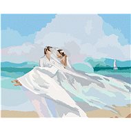 Zuty - Painting by Numbers - Wedding on the Beach, 40X50 Cm, Canvas+Frame - Painting by Numbers
