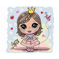 Zuty - Painting by Numbers - Girl Princess, 40X50 Cm, Canvas+Frame - Painting by Numbers