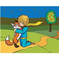 Zuty - Painting by Numbers - Little Prince Hugging a Fox, 40X50 Cm, Canvas+Frame - Painting by Numbers