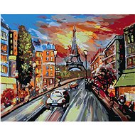 Zuty - Painting by Numbers - Colorful Paris, 40X50 Cm, Canvas+Frame - Painting by Numbers