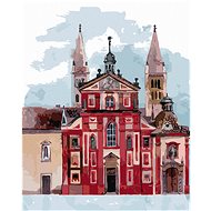 Zuty - Painting by Numbers - St. George Basilica Prague, 40X50 Cm, Canvas+Frame - Painting by Numbers