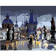 Zuty - Painting by Numbers - Abstract Charles Bridge Ii, 40X50 Cm, Canvas+Frame - Painting by Numbers