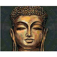 Zuty - Painting by Numbers - Golden Buddha, 40X50 Cm, Canvas+Frame - Painting by Numbers