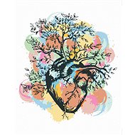 Zuty - Painting by Numbers - Nature in Heart, 40X50 Cm, Canvas+Frame - Painting by Numbers
