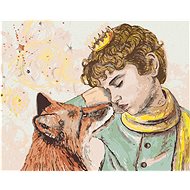 Zuty - Painting by Numbers - Dreamy Little Prince and Fox, 40X50 Cm, Canvas+Frame - Painting by Numbers