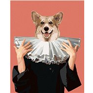 Zuty - Painting by Numbers - Royal Dog, 40X50 Cm, Canvas+Frame - Painting by Numbers