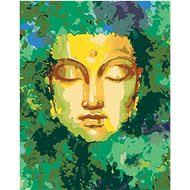 Zuty - Painting by Numbers - Buddha And Nature, 40X50 Cm, Canvas+Frame - Painting by Numbers