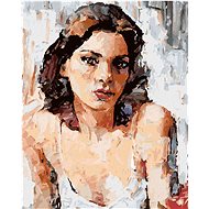 Zuty - Painting by Numbers - Painted Woman Portrait, 40X50 Cm, Canvas+Frame - Painting by Numbers