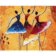 Zuty - Painting by Numbers - Flower Dancers, 80X100 Cm, Canvas - Painting by Numbers