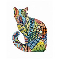 Zuty - Painting by Numbers - Mandala Cat Ii, 40X50 Cm, Canvas+Frame - Painting by Numbers