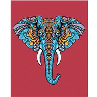 Zuty - Painting by Numbers - Mandala Elephant, 40X50 Cm, Canvas+Frame - Painting by Numbers