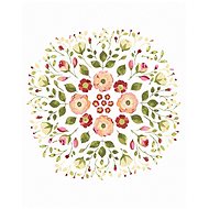 Zuty - Painting by Numbers - Flower Mandala, 40X50 Cm, Canvas+Frame - Painting by Numbers