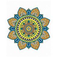 Zuty - Painting by Numbers - Mandala V, 40X50 Cm, Canvas+Frame - Painting by Numbers