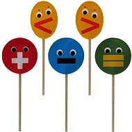 Mathematical markers, 5-part set, teaching aid - Educational Set