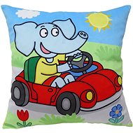 Pillow 30×30 cm, elephant Eda neposeda, car - Pillow