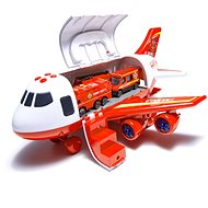 KIK Electronic Cargo Plane with Cars and Accessories Firefighters - Children's Airplane