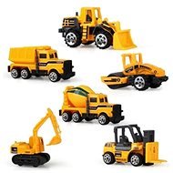 KIK Set of construction cars - 6 pieces - Toy Car Set