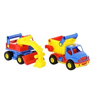 Polesie Auto ConsTruck dump truck + excavator - Toy Car