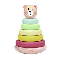 Mamido Wooden folding pyramid - Bear - Sort and Stack Tower