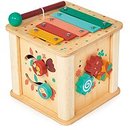 Mentari Toddler Activity Cube wooden activity cube - Motor Skill Toy