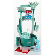 Klein Leifheit Cleaning Trolley - Toy Cleaning Set