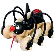 Detoa Black Spider - Push and Pull Toy