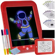 MG Magic Board LED drawing board, red - Magnetic Drawing Board