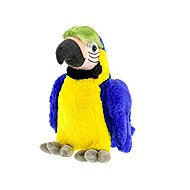 Mikrotrading Parrot plush blue, 29 cm - Soft Toy