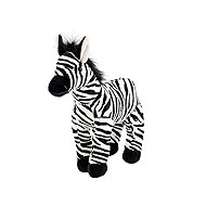 Mikrotrading Zebra plush standing, 28 cm - Soft Toy