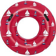 BESTWAY Inflatable ring with handles 119 cm, red - Swim Ring