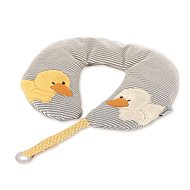 Sterntaler baby duck neck warmer Eddie 24 cm + pacifier string 6511963 - Travel Pillow