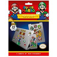 Set of Stickers, Super Mario - Self-Adhesive Sticker