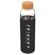Glass Bottle with Sleeve 585ml, Friends - Drinking Bottle