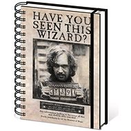 Block A5 Ring, Lined - Harry Potter Sirius - Notepad