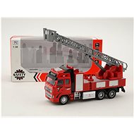 Firefighting Truck with Battery1:38 Metal - Light-Sound - 23x9,5x6cm - Toy Car