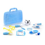Veterinarian set, light, sound, 30x26x9cm, Box - blue - Kids Doctor Briefcase