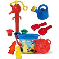 P&M Sand Set with IML Bucket 3.4l with Functional Water Pump - Sand Tool Kit
