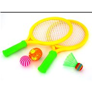 Set of Rackets with Balls - 23x40x4,5cm - Beach Tennis