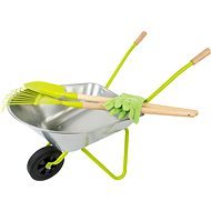 Small Foot Wheelbarrow  with Garden Tools - Children's Wheelbarrow