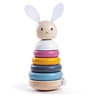 Bigjigs Baby Wooden Motorized Deployable Rabbit Tower - Sort and Stack Tower