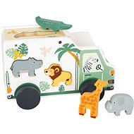 Small Foot Insert Car Safari - Wooden Toy