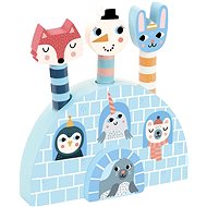 Vilac Wooden Animal Shooting Game Iceland - Tabletop Game 
