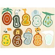 Small Foot Inserting Safari Numbers Puzzle - Puzzle