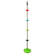 Children's climbing rope with discs coloured - Climbing Rope